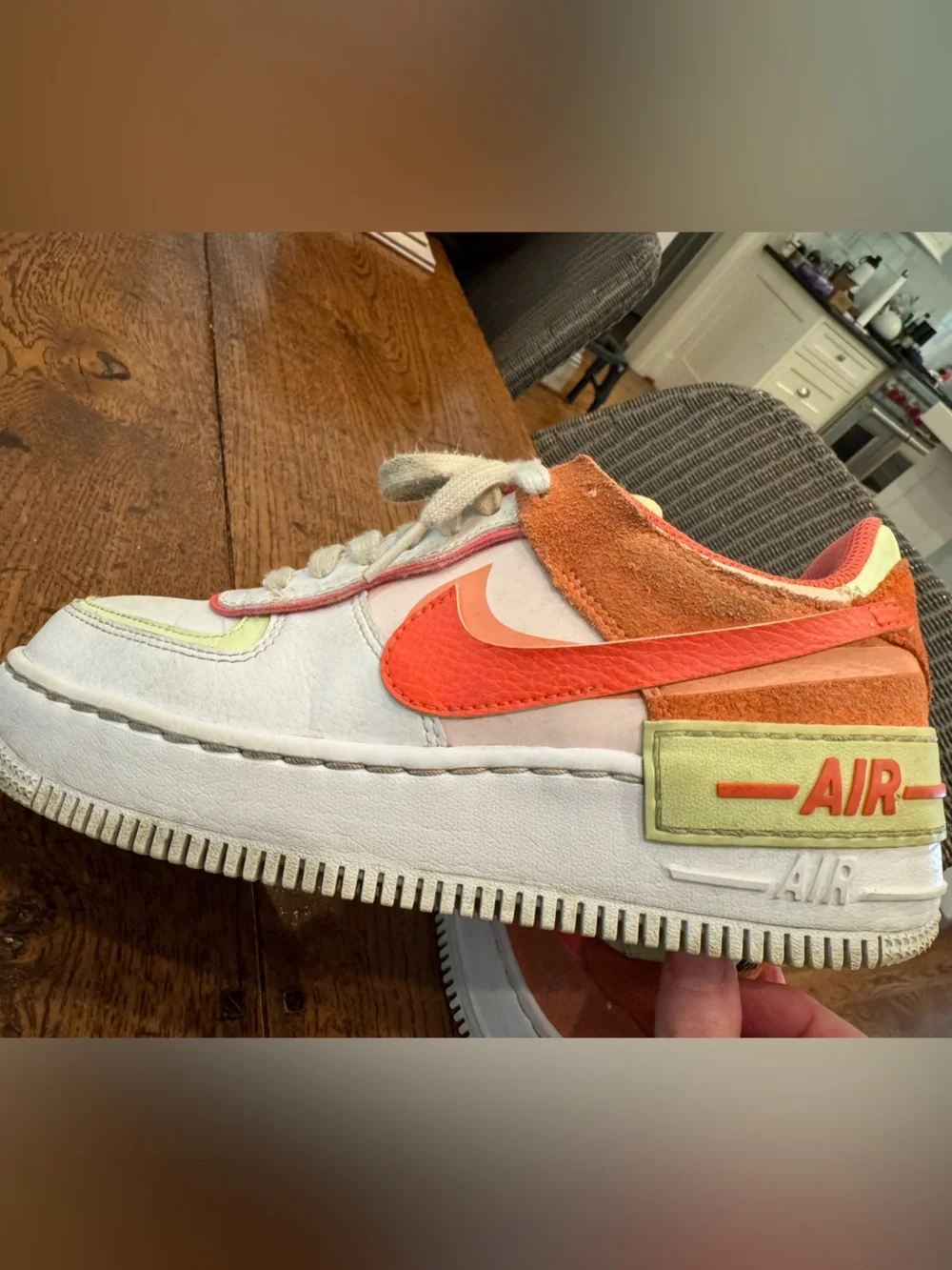 NIKE Women’s Air Force 1 Shadow ‘White Magic Ember’